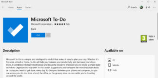 Microsoft To Do for Windows 10