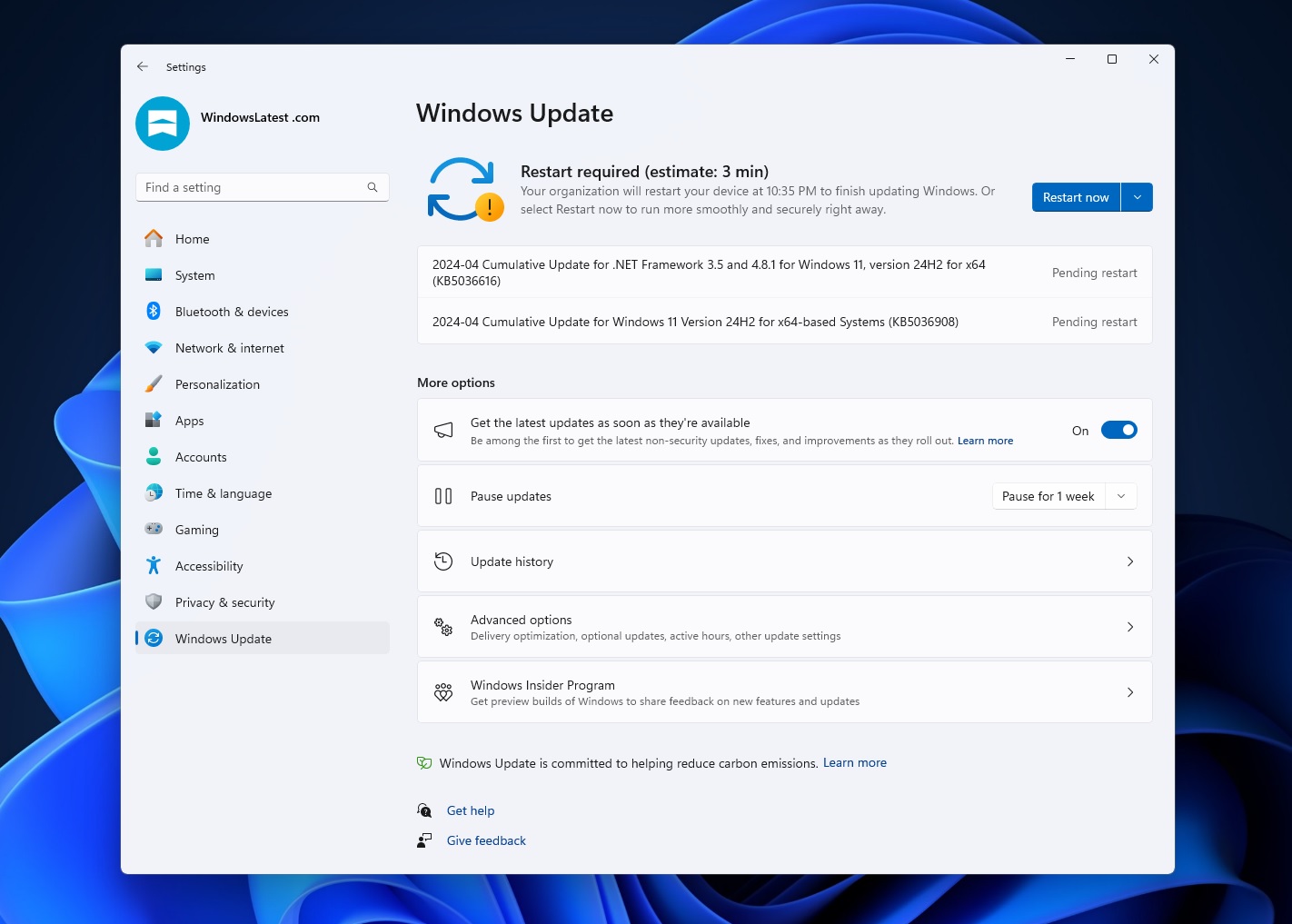 Windows 11 KB5036908 update