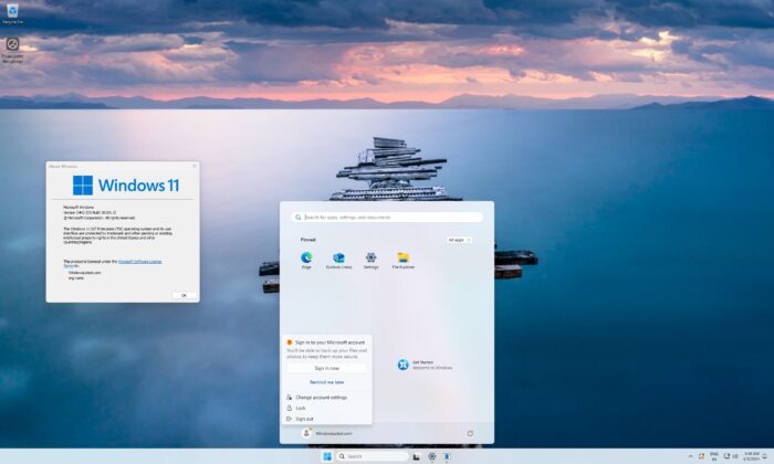 Windows 11 LTSC Start menu